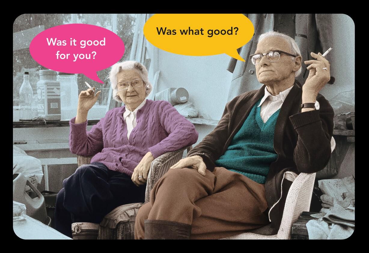 Too Old to Remember Funny Anniversary Card