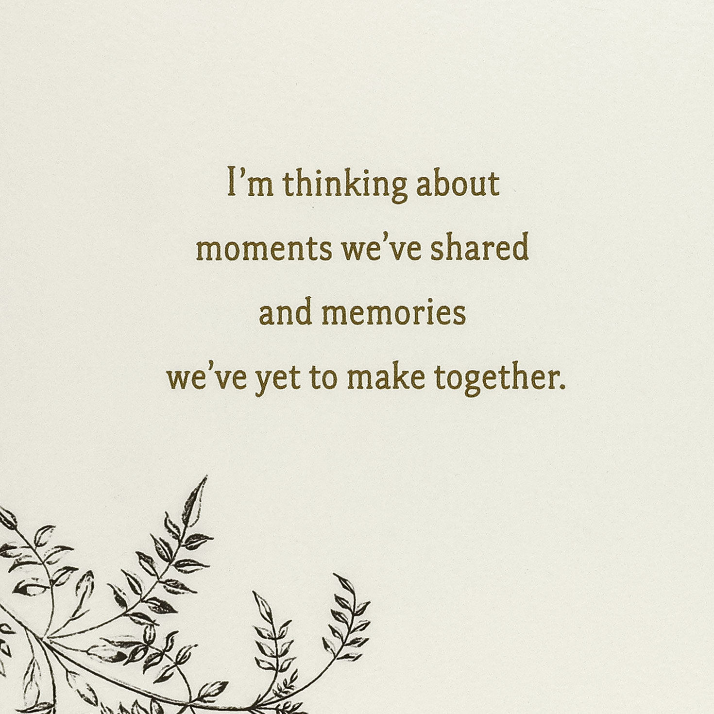 Birds on Branch Romantic Sweetest Day Card Sentiment image number 2
