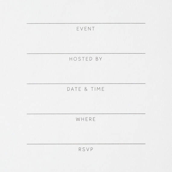 Celebrate! Fill-in-the-Blank Party Invitations, Pack of 10, , large image number 3