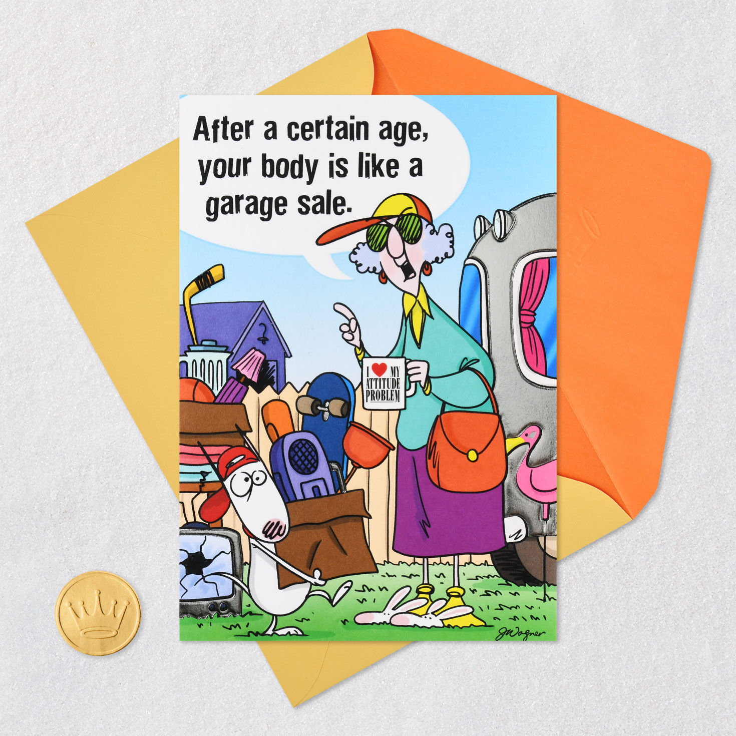 Maxine™ Your Body Is Like a Garage Sale Funny Birthday Card for only USD 4.99 | Hallmark