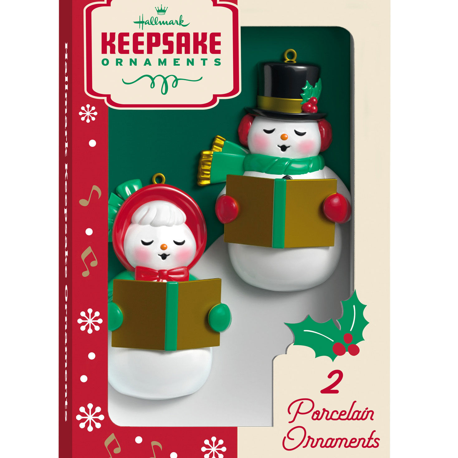 Vintage Snowman Ornaments Keepsake Ornament upclose view image number 5