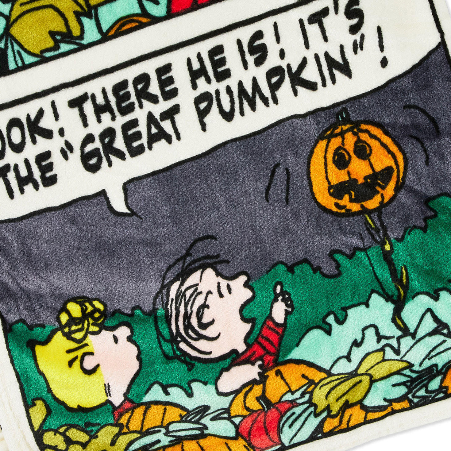 Peanuts® Great Pumpkin Comic Strip Throw Blanket, 60x50 for only USD 43.99 | Hallmark