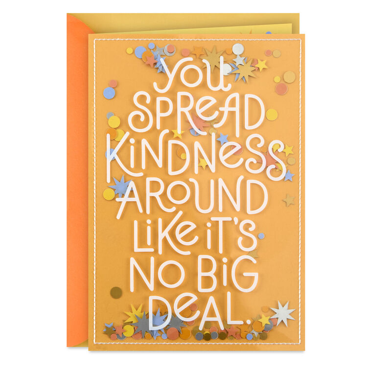 So Thankful for Your Amazing Kindness Thank You Card