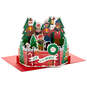 Joy to the World Musical 3D Pop-Up Christmas Card With Light, , large image number 1