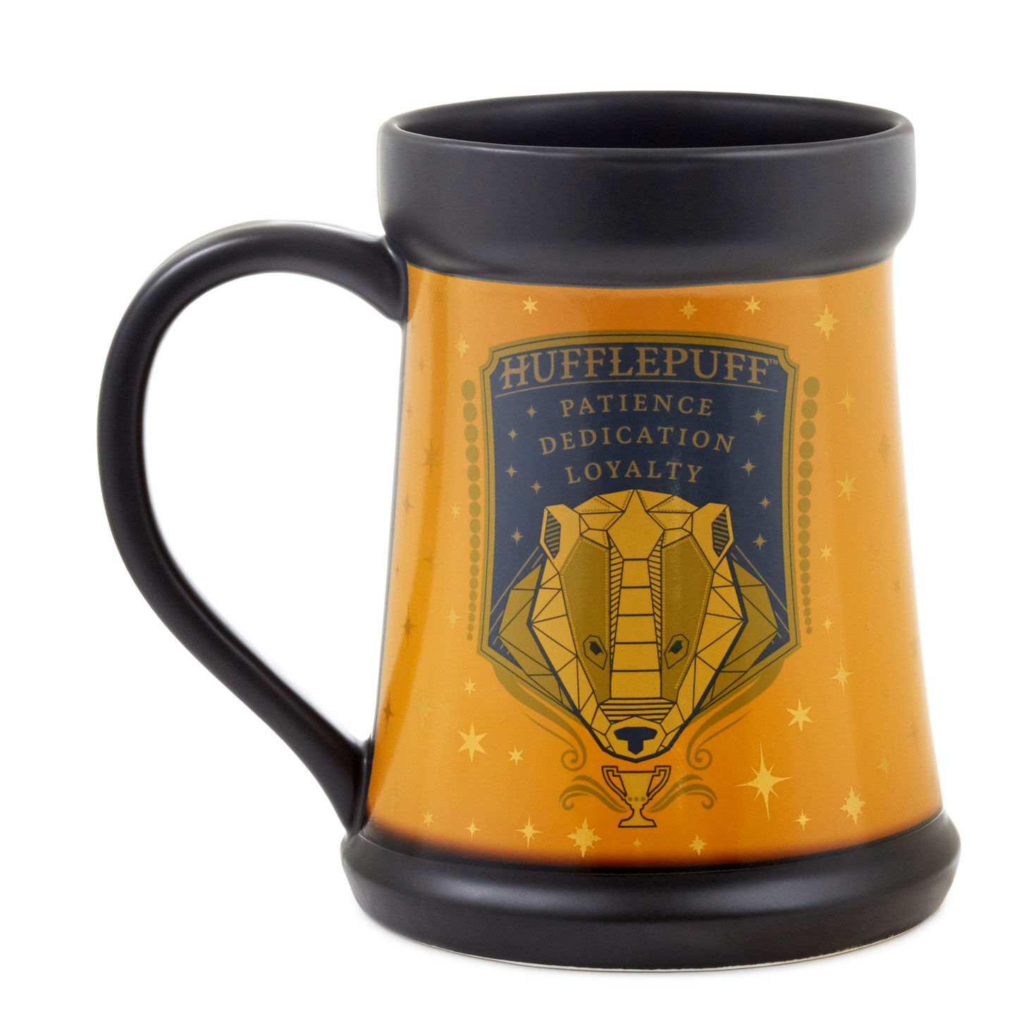 Stein-Shaped Hufflepuff Color-Changing Mug Back image number 3