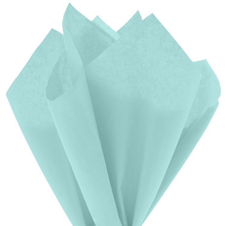 Solid Light Blue Tissue Paper, 8 sheets, Light Blue, large image number 2