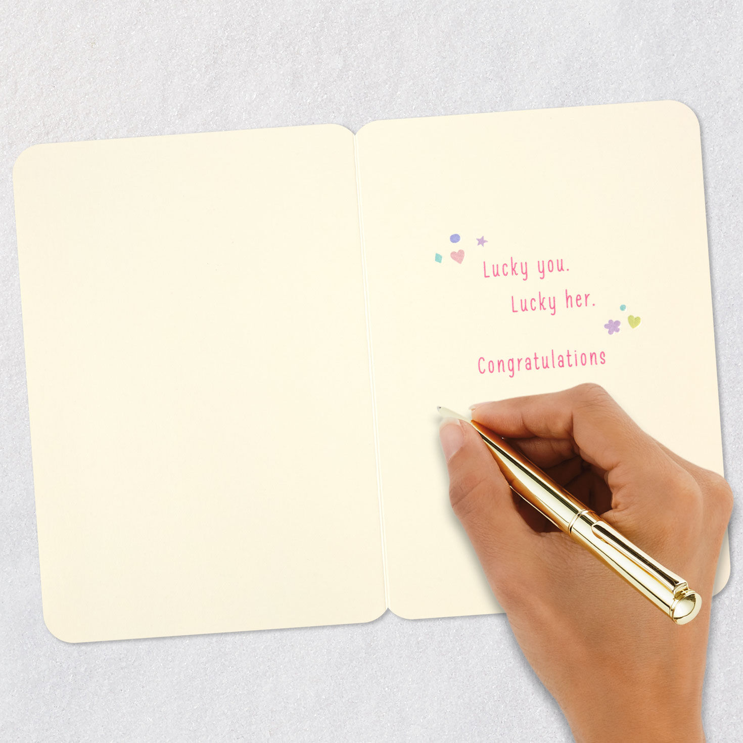 Crib Mobile New Baby Girl Card Signing card image number 6