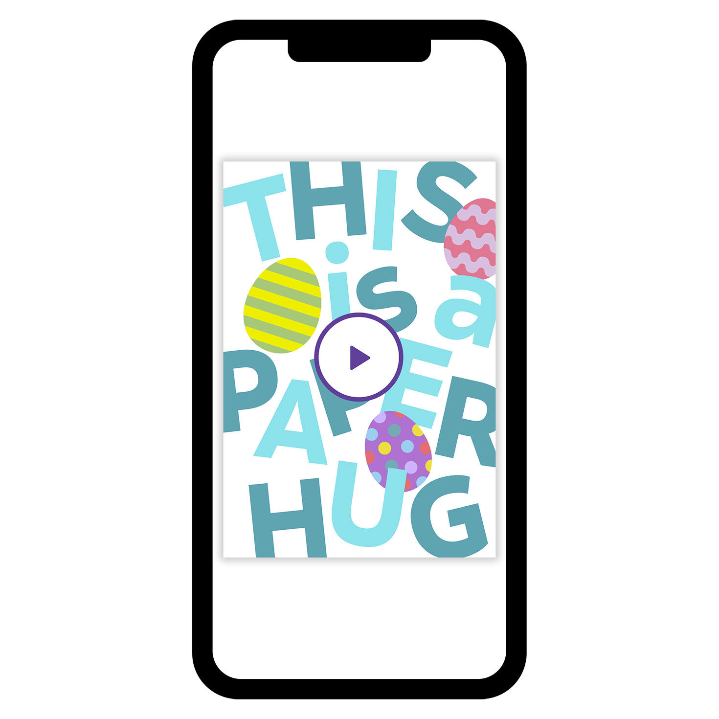 Paper Hug Easter eCard