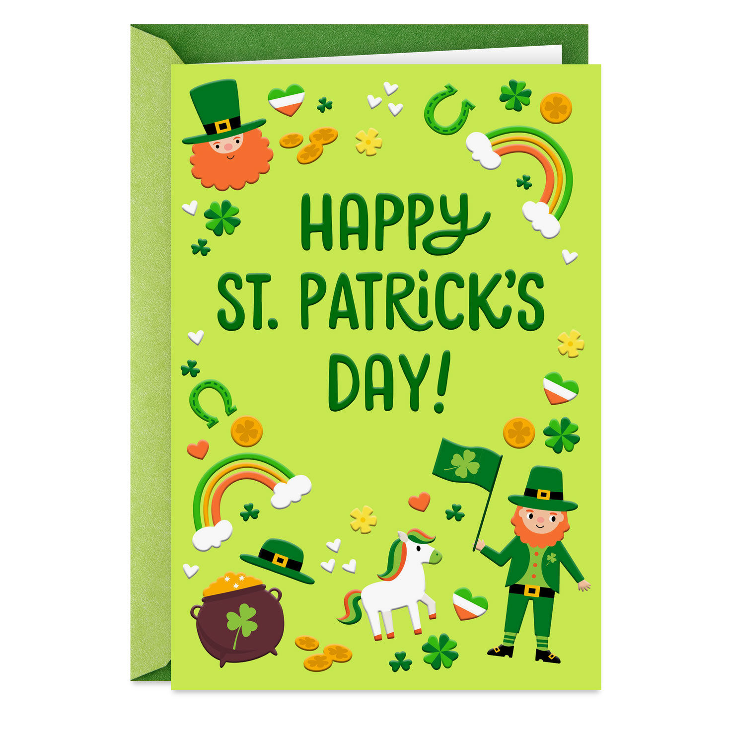 So Lucky to Love You St. Patrick's Day Card for Kid