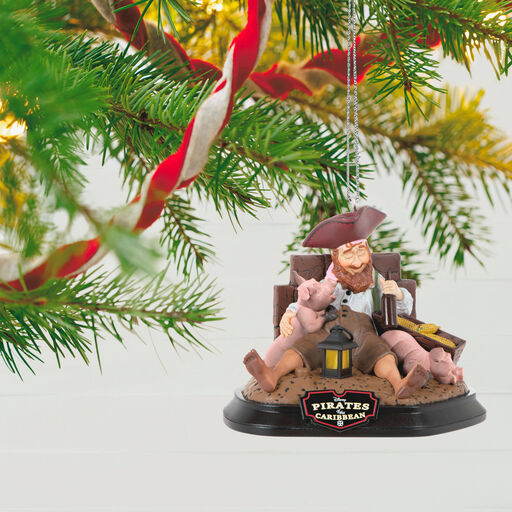Disney Pirates of the Caribbean A Short Snooze Musical Ornament With Light, 