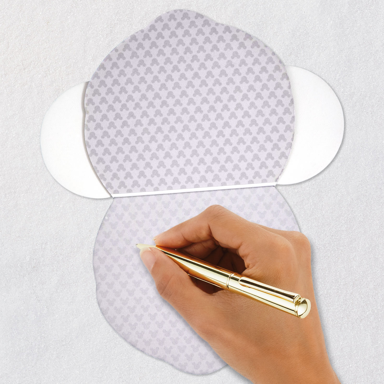 Smiling Mickey Mouse Face Blank Card Signing card image number 5