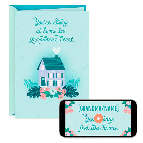 You Always Feel Like Home Video Greeting Mother's Day Card for Grandma, , large image number 1