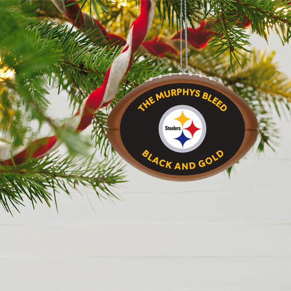NFL Football Pittsburgh Steelers Text Personalized Ornament, , large image number 2