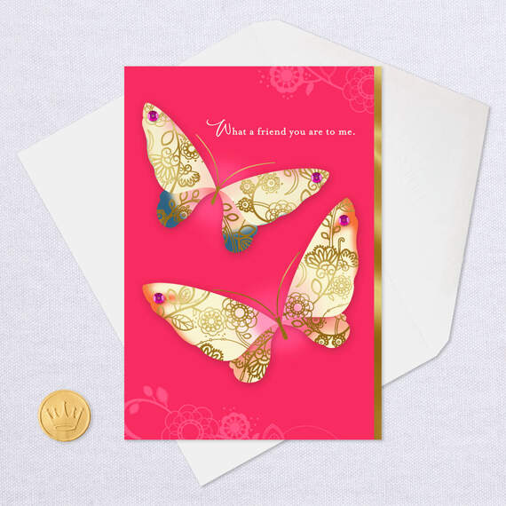 UNICEF You're a Wonderful Friend Butterflies Birthday Card, , large image number 5