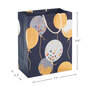 9.6" Patterned Balloons on Blue Medium Gift Bag, , large image number 3
