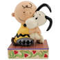 Jim Shore Charlie Brown Hugging Snoopy Figurine, 4.5", , large image number 1