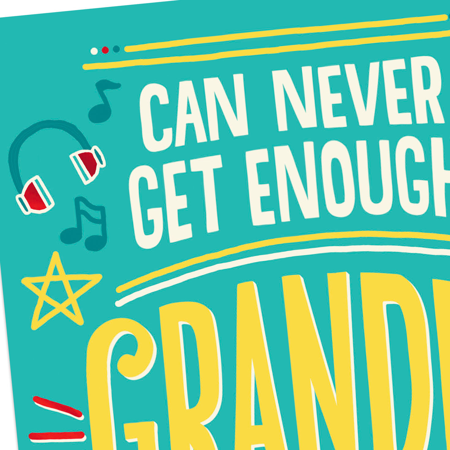 Cute Teal and Red Icons Father's Day Card Card Cover Detail image number 4