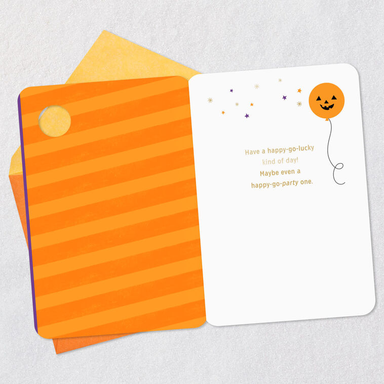 Happy-Go-Party Owls Halloween Card, , large image number 3