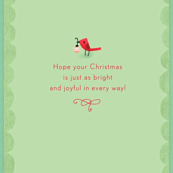 Brighter and Merrier Christmas Card for Cousin, , large image number 2