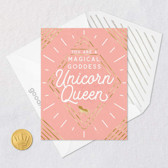 You're a Magical Goddess Unicorn Queen Card for Her, , large image number 5
