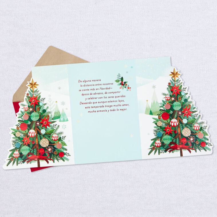 Even Though We're Far Apart Spanish-Language Christmas Card, , large image number 4