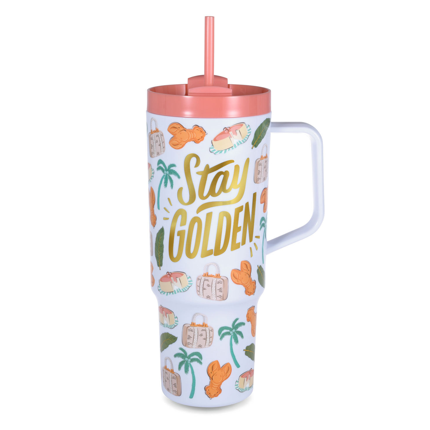 The Golden Girls Stay Golden Plastic Travel Cup, 40 oz.