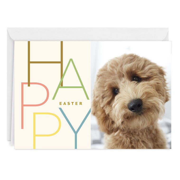 Wishing You Happiness Custom Easter Card