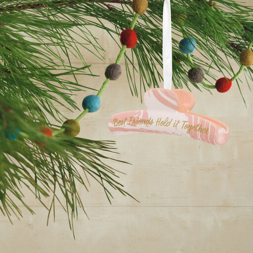 Friends Hold It Together Hair Clip Hallmark Ornament, 