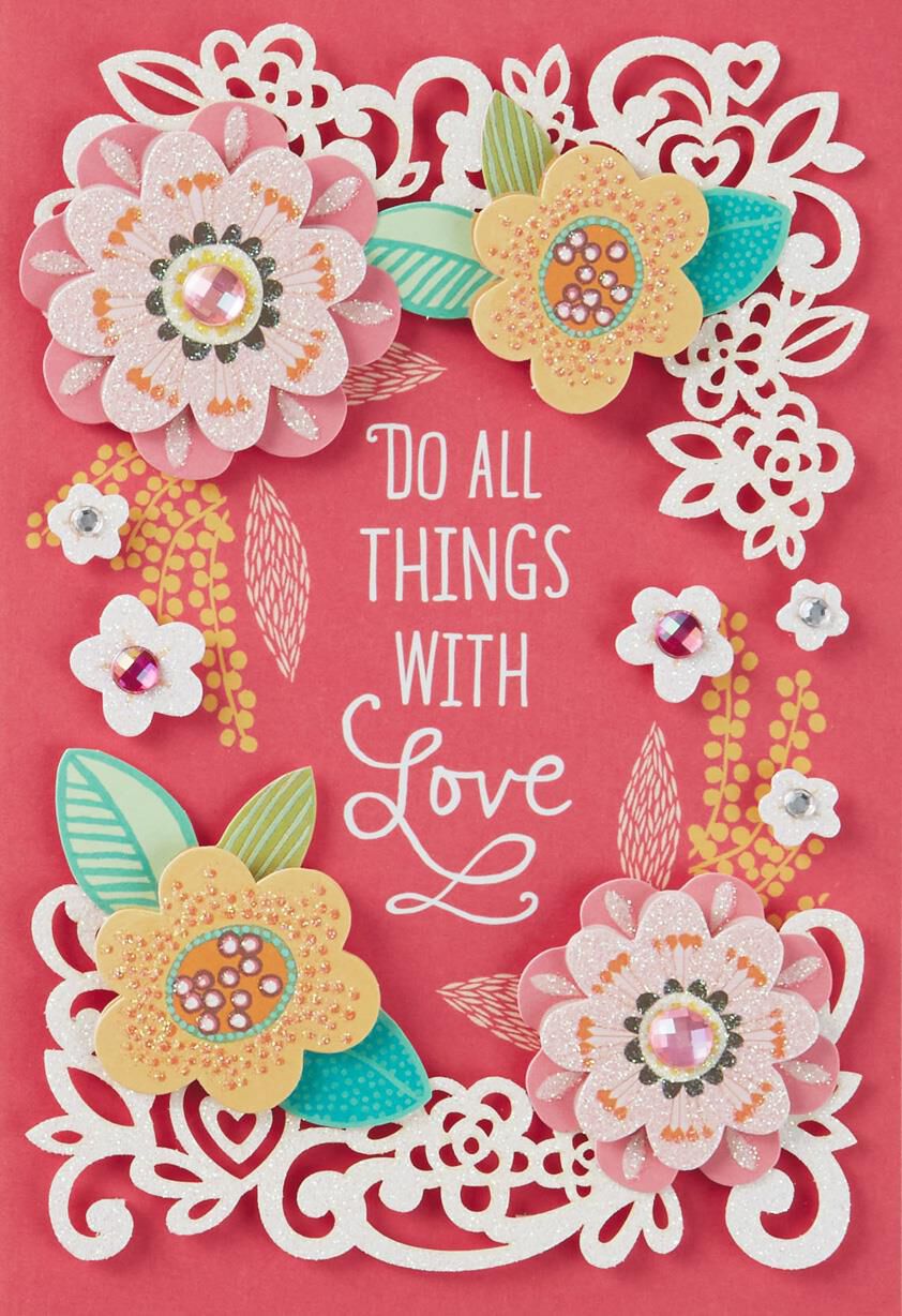 Goodness and Love Birthday Card