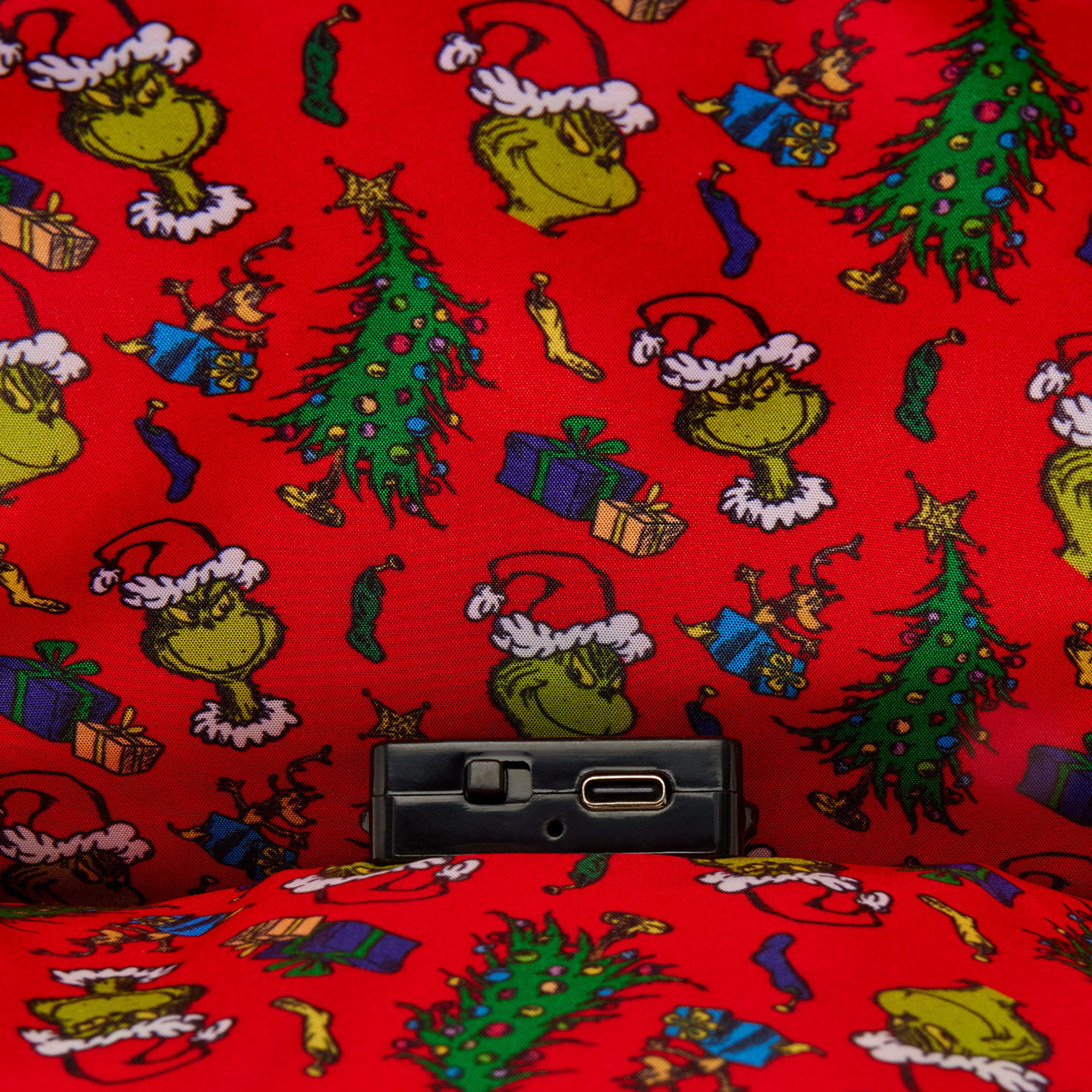 Loungefly Dr. Seuss Grinch Christmas Tree Light-Up Mini Backpack for only USD 80.00 | Hallmark