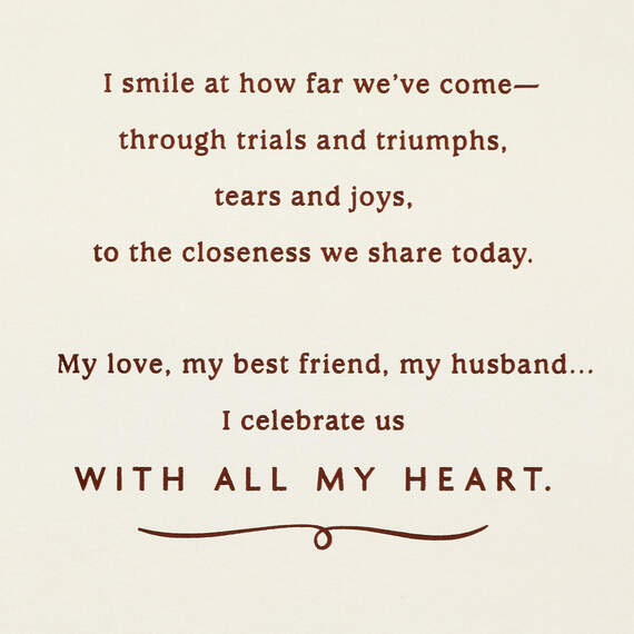 I Celebrate Us Anniversary Card for Husband, , large image number 3