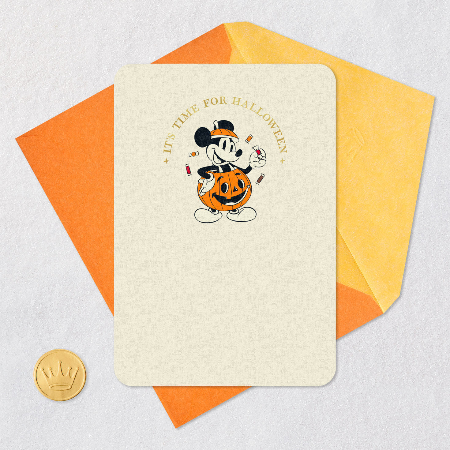 Disney Mickey Mouse Sweetness of the Season Halloween Card for only USD 3.99 | Hallmark