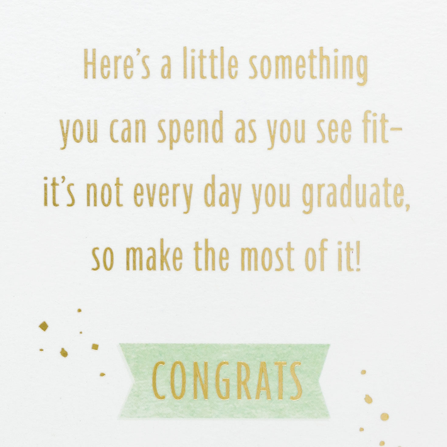 Colorful Lettering 2026 Graduation Money Holder Sentiment image number 2