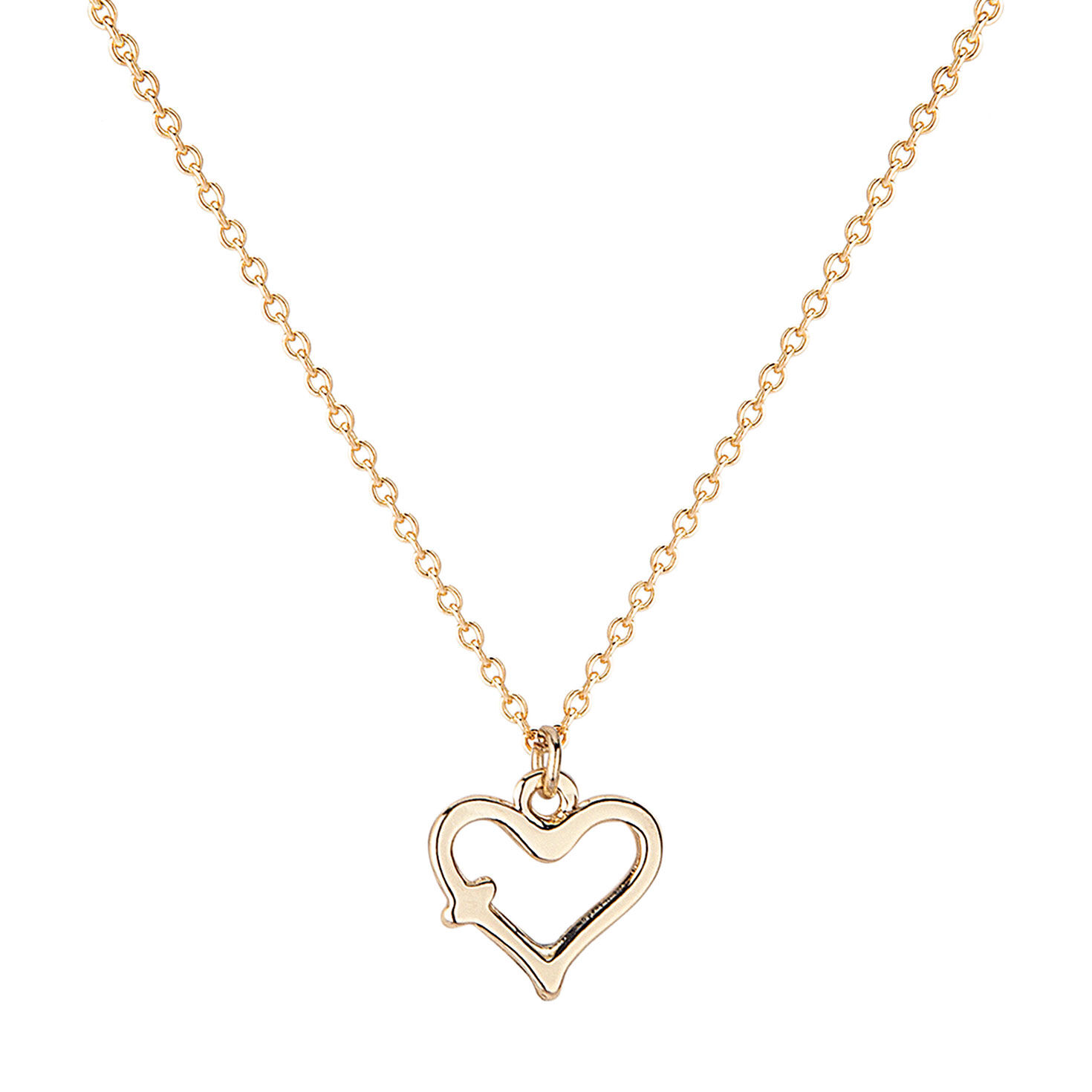 Roman Gold Cross Heart Necklace for Kids for only USD 12.99 | Hallmark
