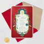 Cross and Flowers Clergy Appreciation Christmas Card Card Front with Envelope and Gold Seal image number 6