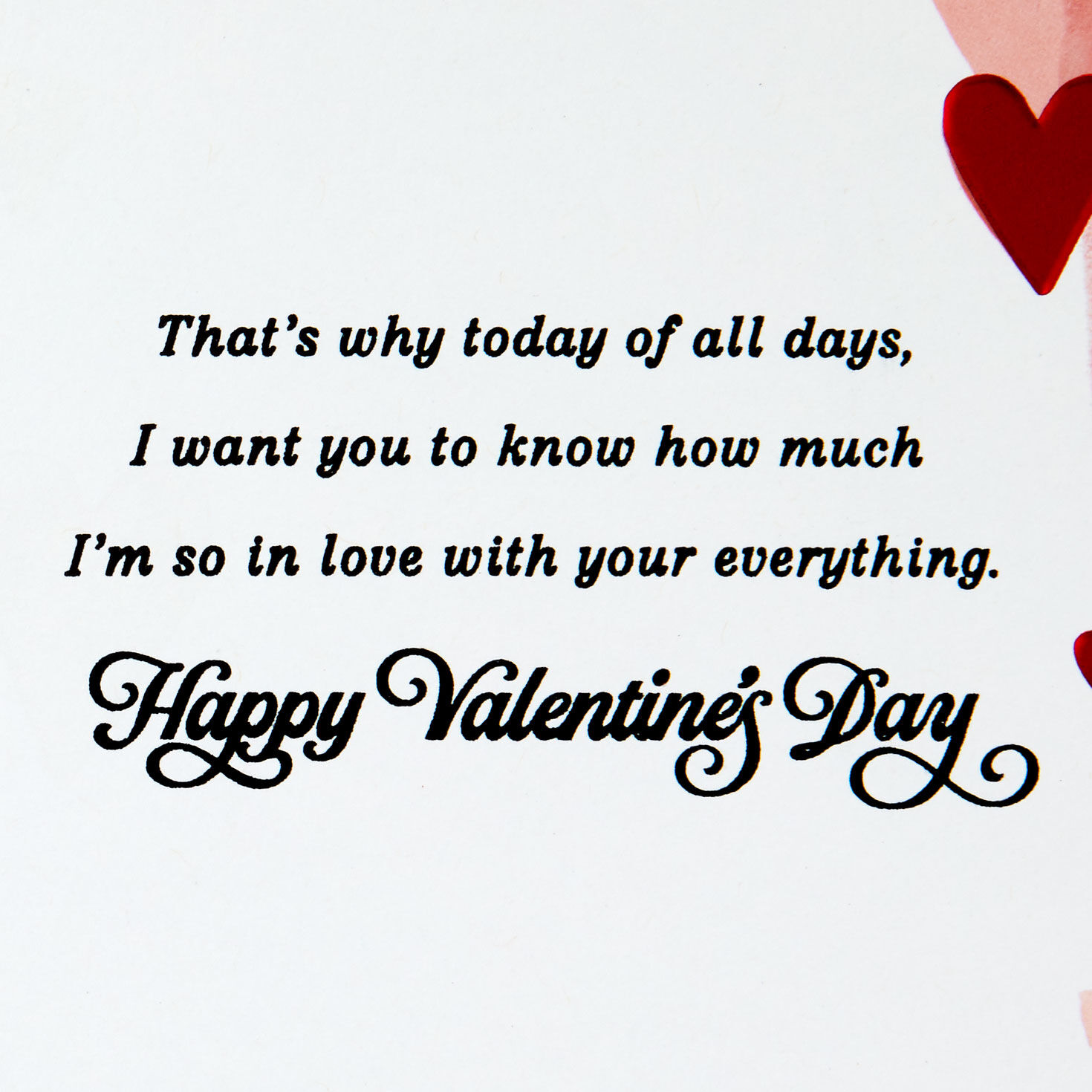 Glamorous Black Queen Wife Valentine's Day Card Sentiment image number 3