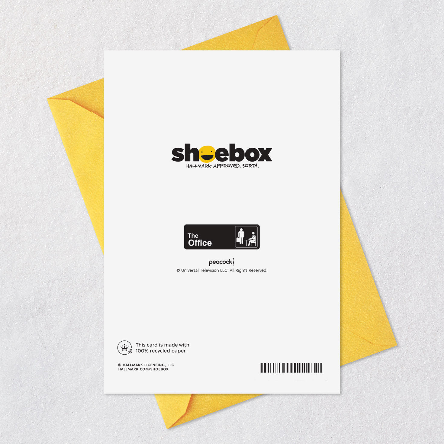 The Office Michael Scott Funny Birthday Card Card Back with Envelope image number 7