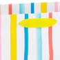 9.6" Pastel Rainbow Stripes Medium Gift Bag, , large image number 4
