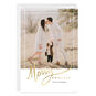 Personalized Elegant Merry Christmas Photo Card, , large image number 1