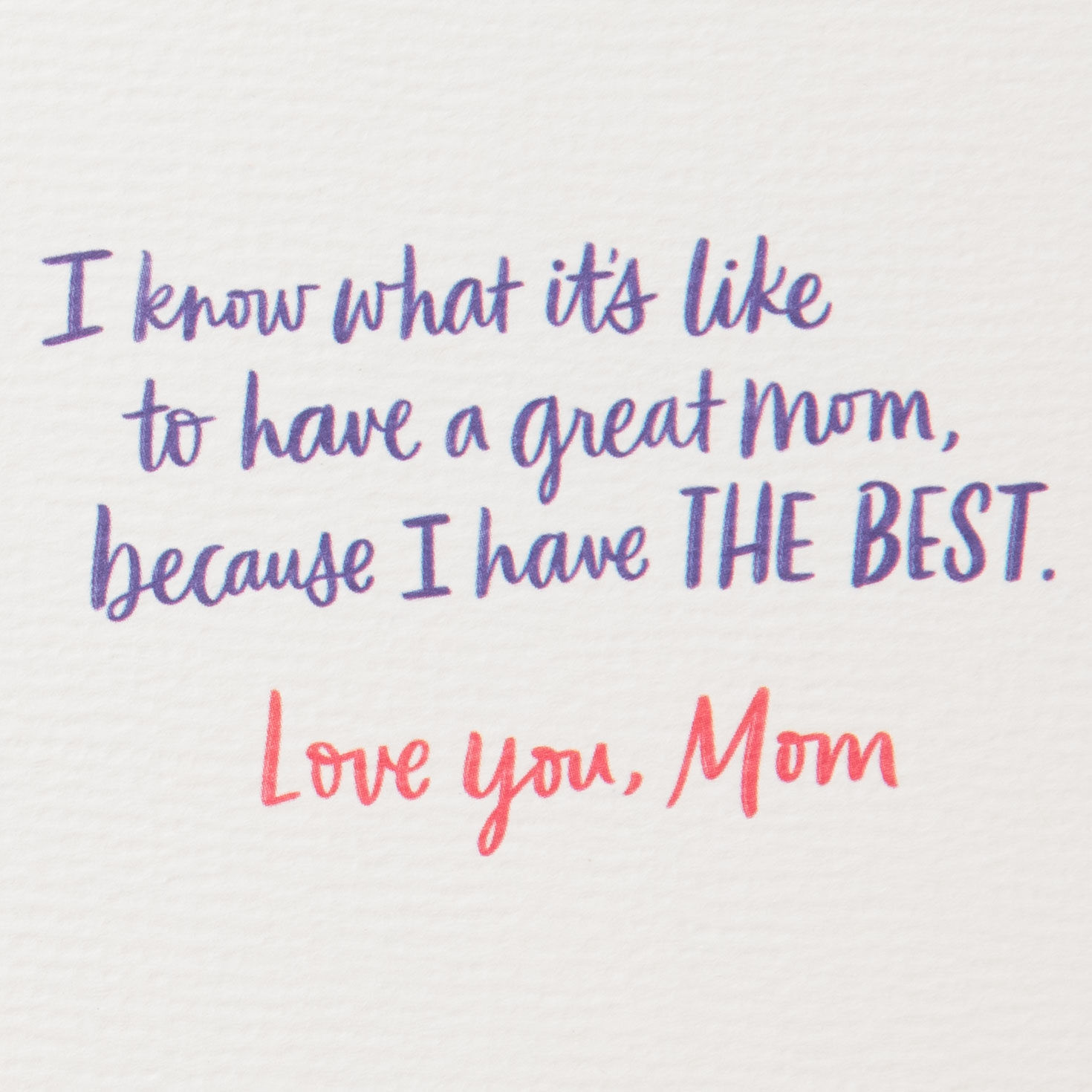 Mod Flowers on White Birthday Card for Mom Card Front image number 2