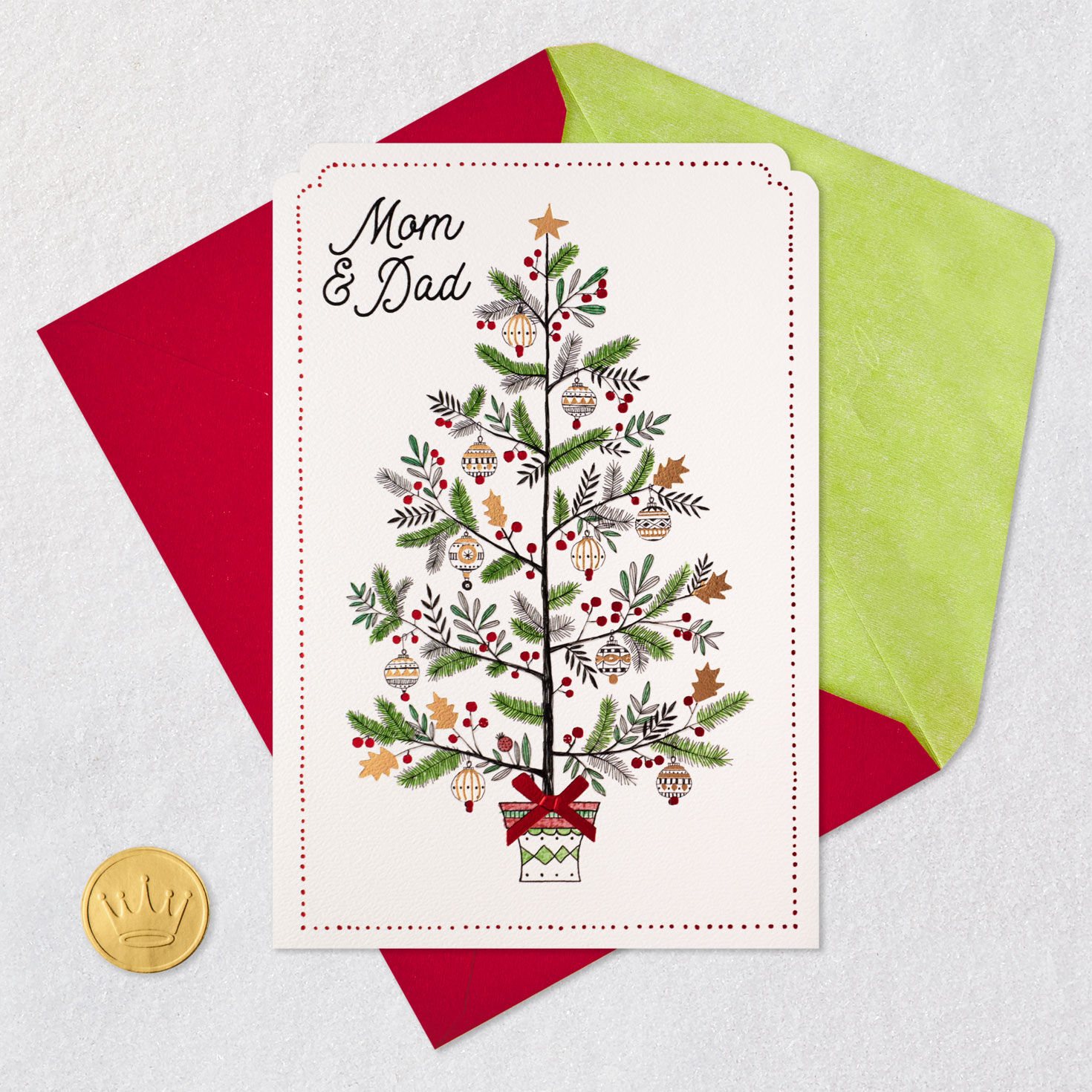 Endless Love Christmas Card for Mom and Dad for only USD 5.59 | Hallmark