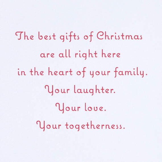 Love You All So Much Christmas Card for Son and Family, , large image number 2