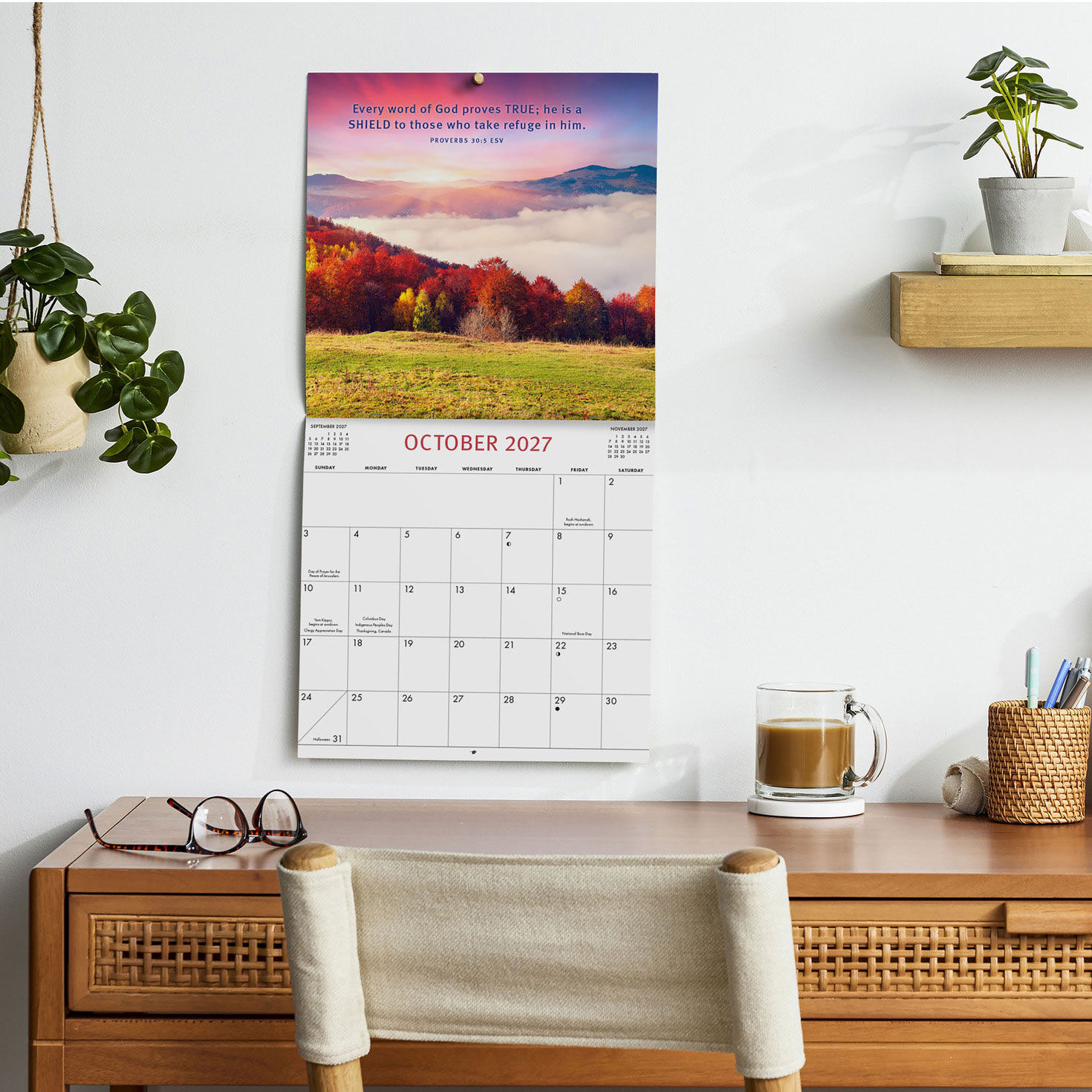 2027 12-Month Wall Calendar in use image number 5