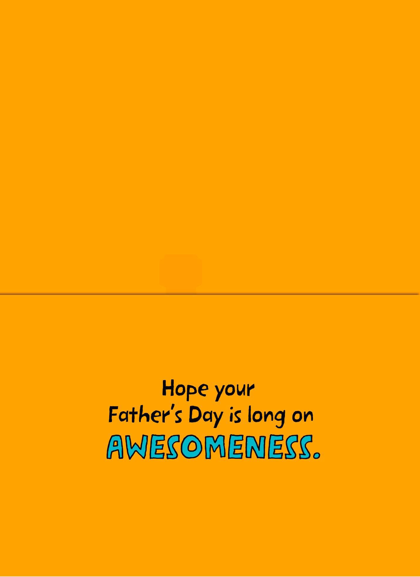 Wiener Dog Musical Father's Day Card