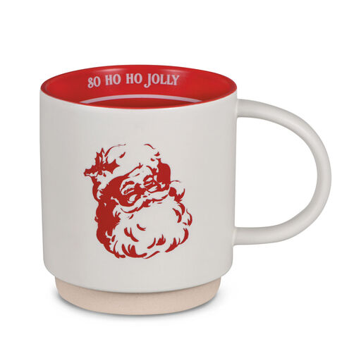 So Ho Ho Jolly Santa Christmas Mug, 21 oz., 