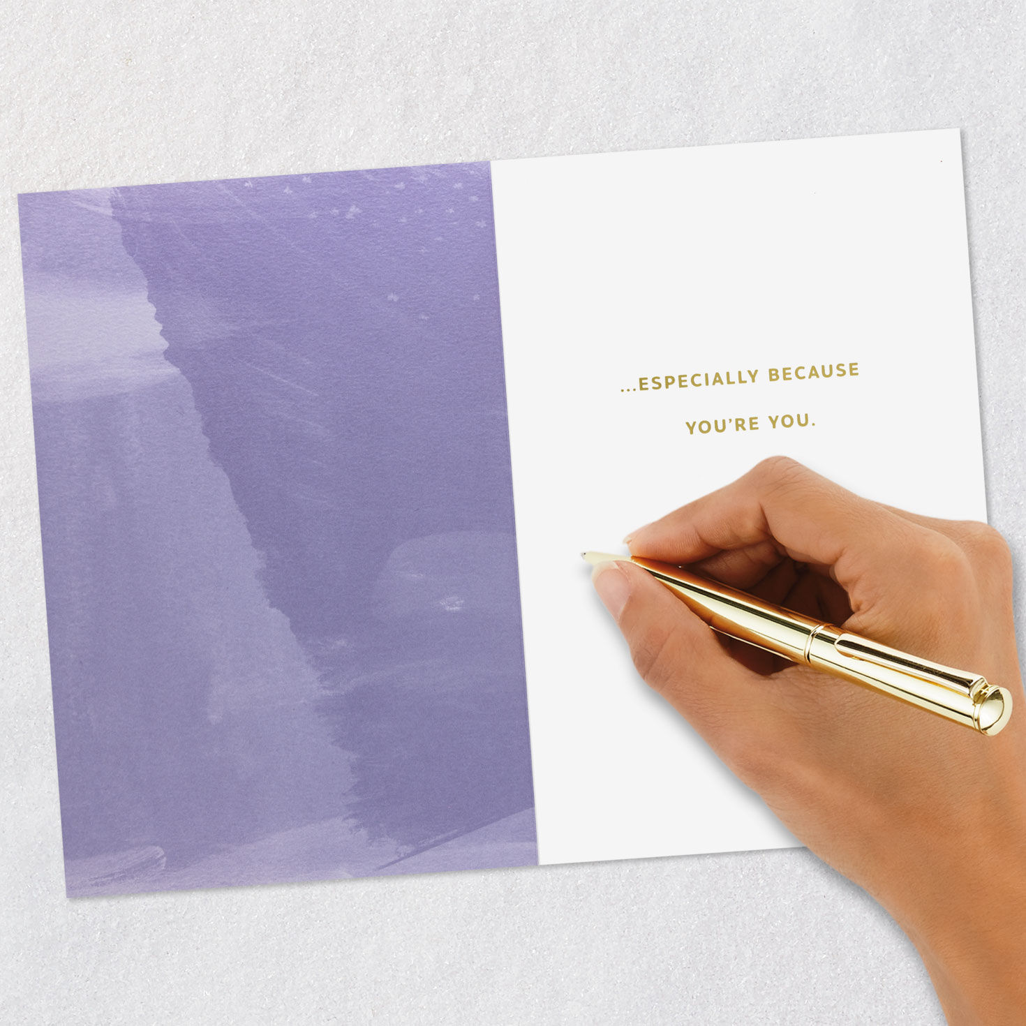 Rows of Watercolor Hearts Love Card Signing card image number 6