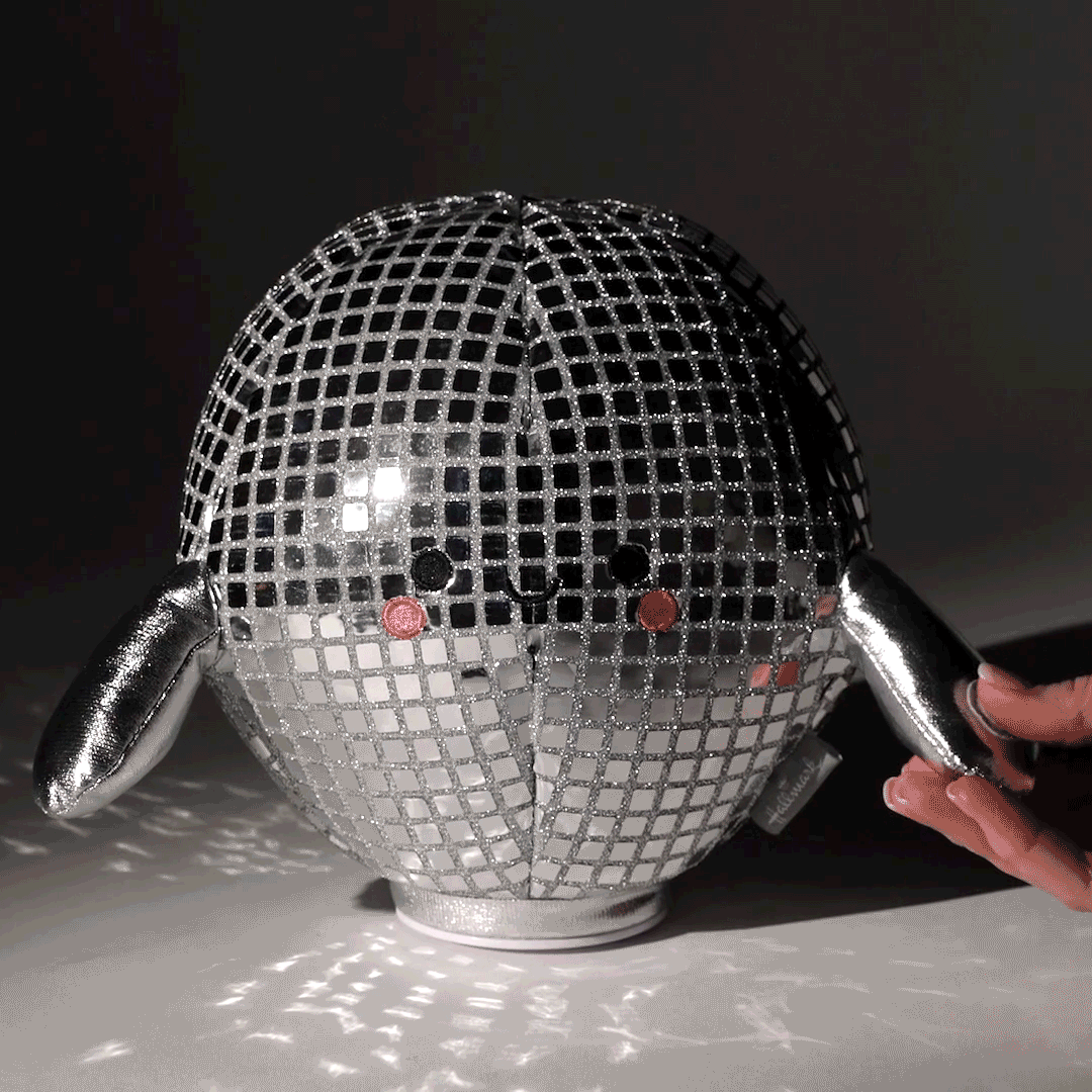 Spinning Disco Ball Plush With Sound and Motion, 8" for only USD 39.99 | Hallmark