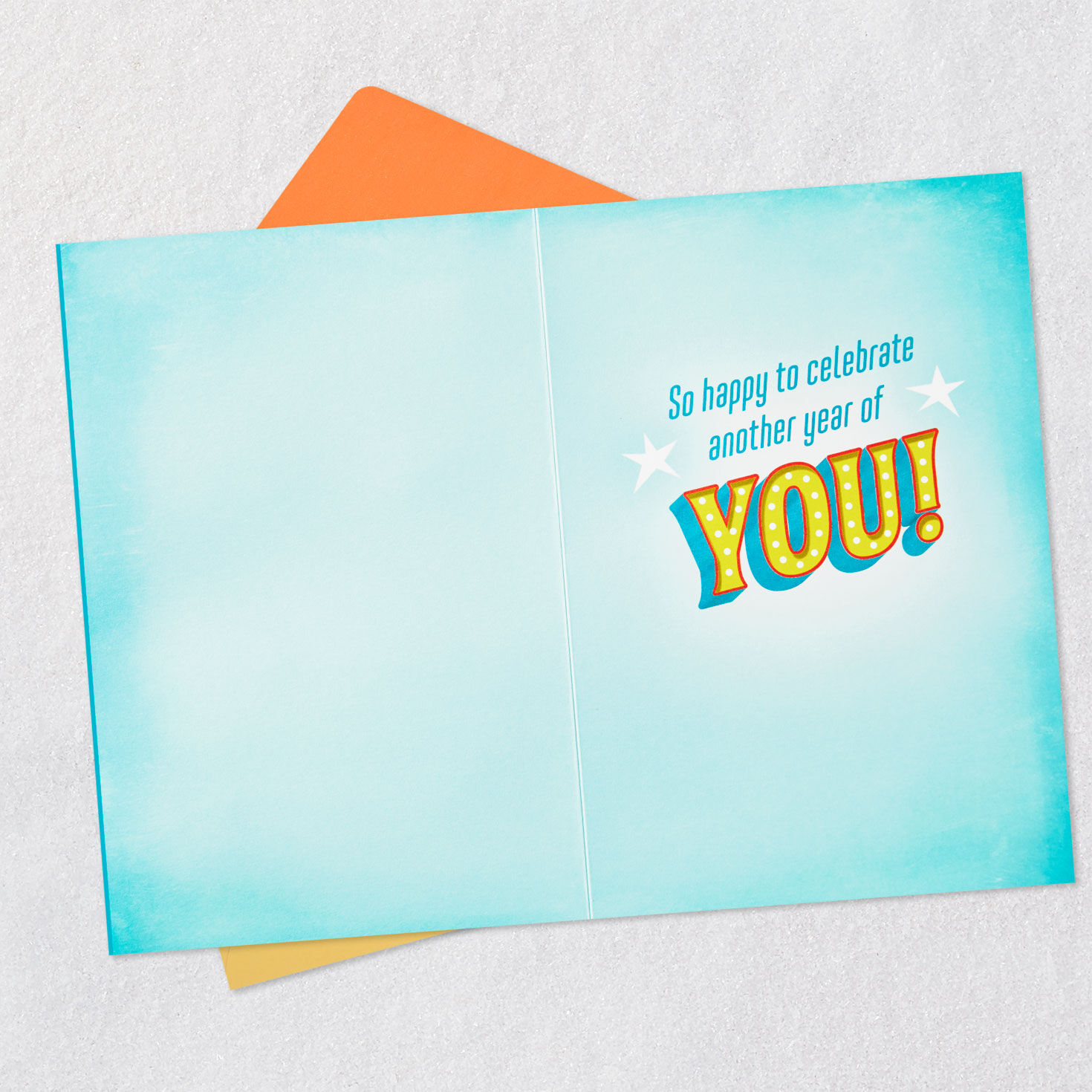 Woo-Hoo for You Musical Light-Up Birthday Card Open card with envelope image number 3