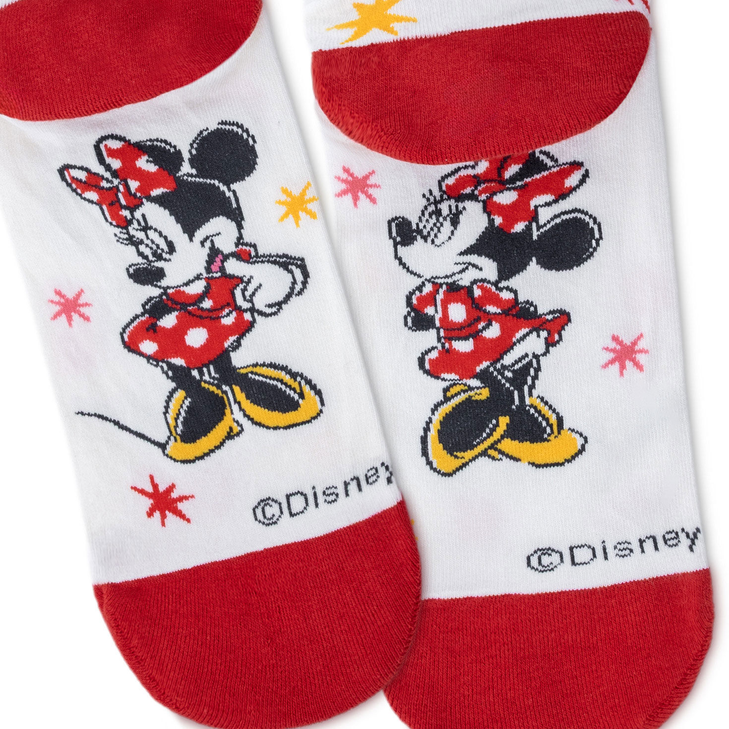 Disney Minnie Mouse Novelty Crew Socks upclose view image number 4
