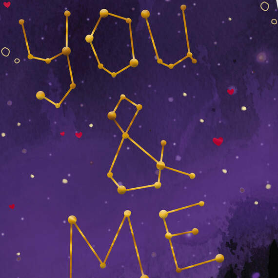 You & Me Star Constellation Sweetest Day Card, , large image number 4